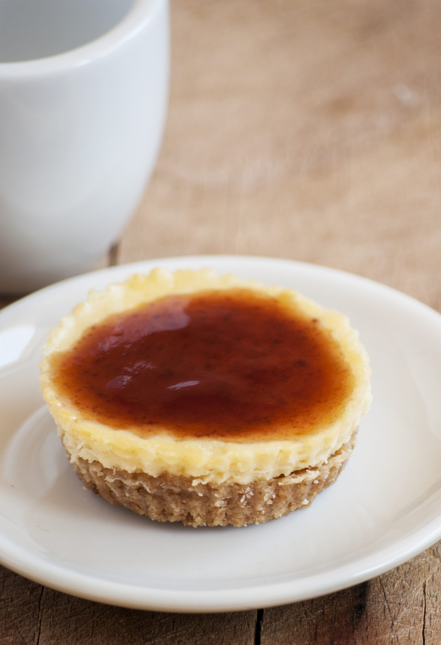 Salted Caramel Mini Cheesecakes - Sutter Buttes Olive Oil Company