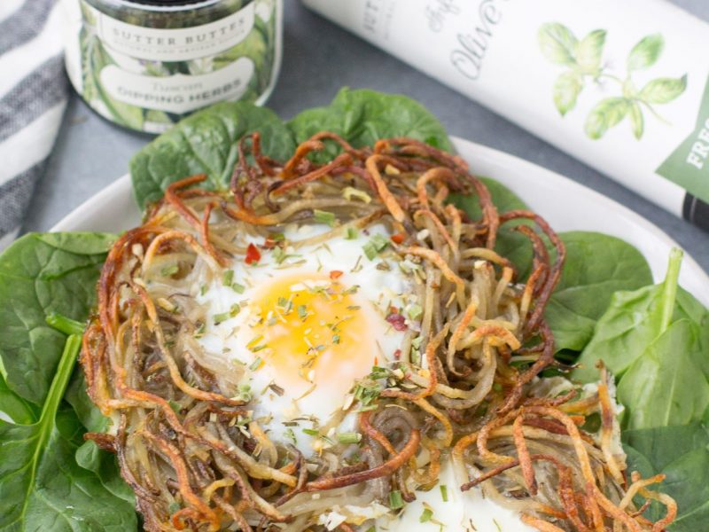 Tuscan Herb Egg Nests