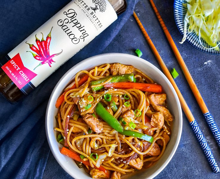 Spicy Chicken Chow Mein