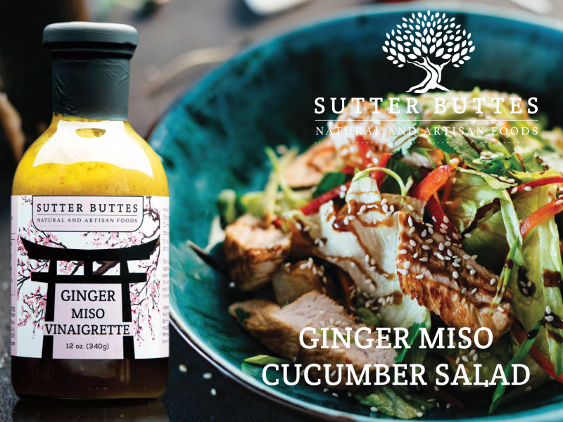 Ginger Miso Cucumber Salad