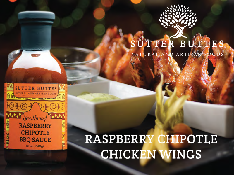 Raspberry Chipotle Chicken Wings